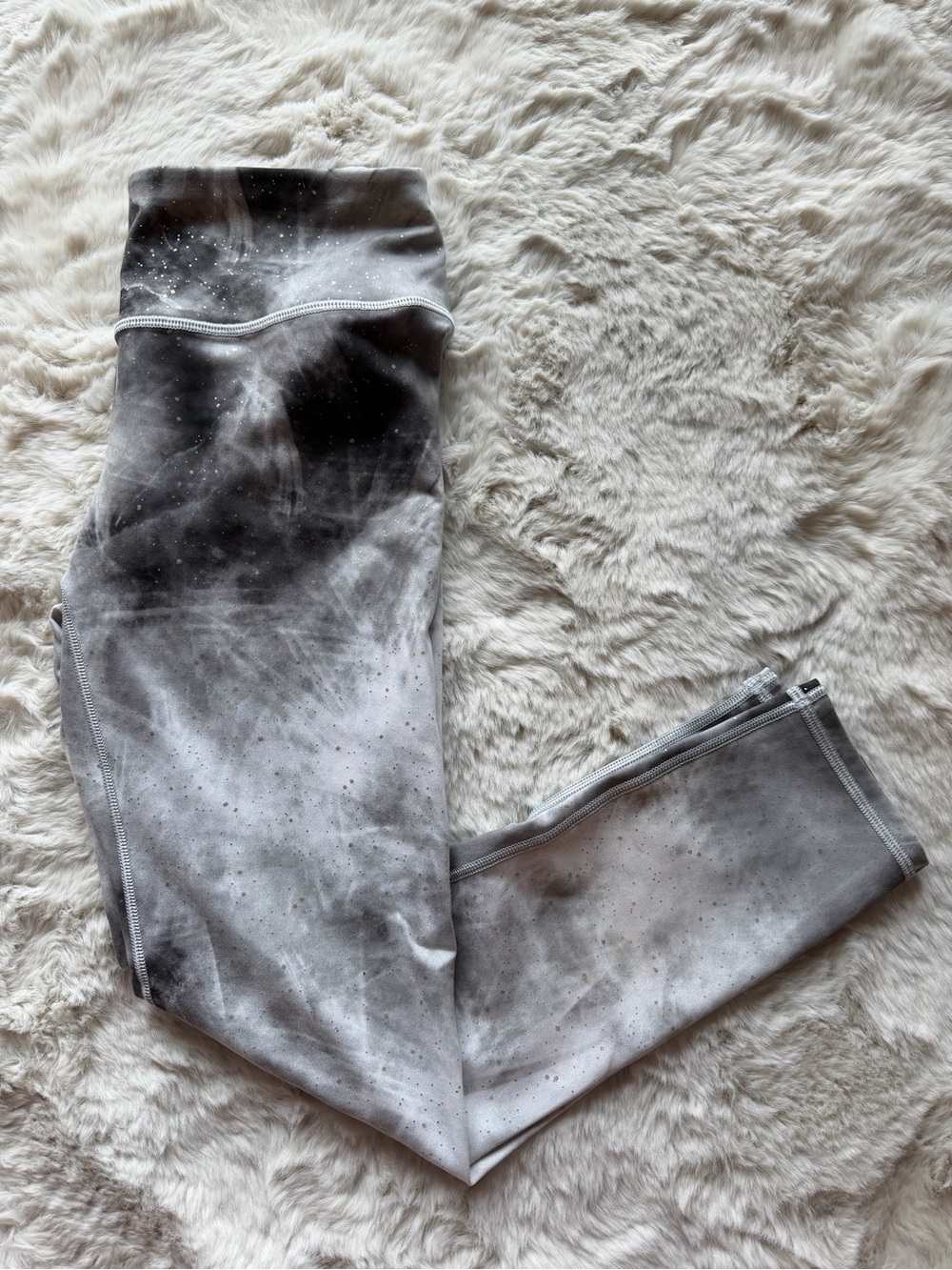 CALIA by Carrie Underwood Gray Tie-Dye Active Leggings